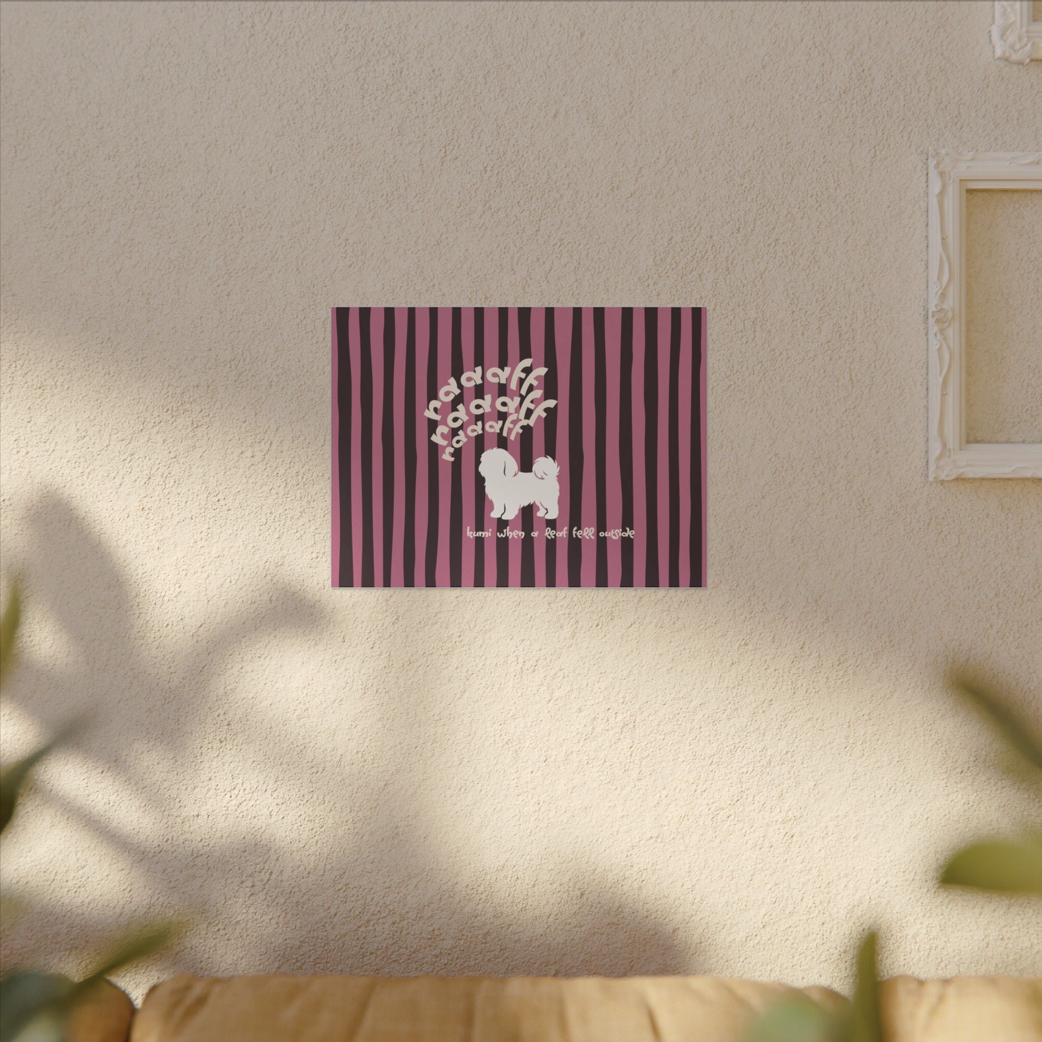 funny shih tzu wall art | shih tzu canvas print dog mom gift | kumi tzu
