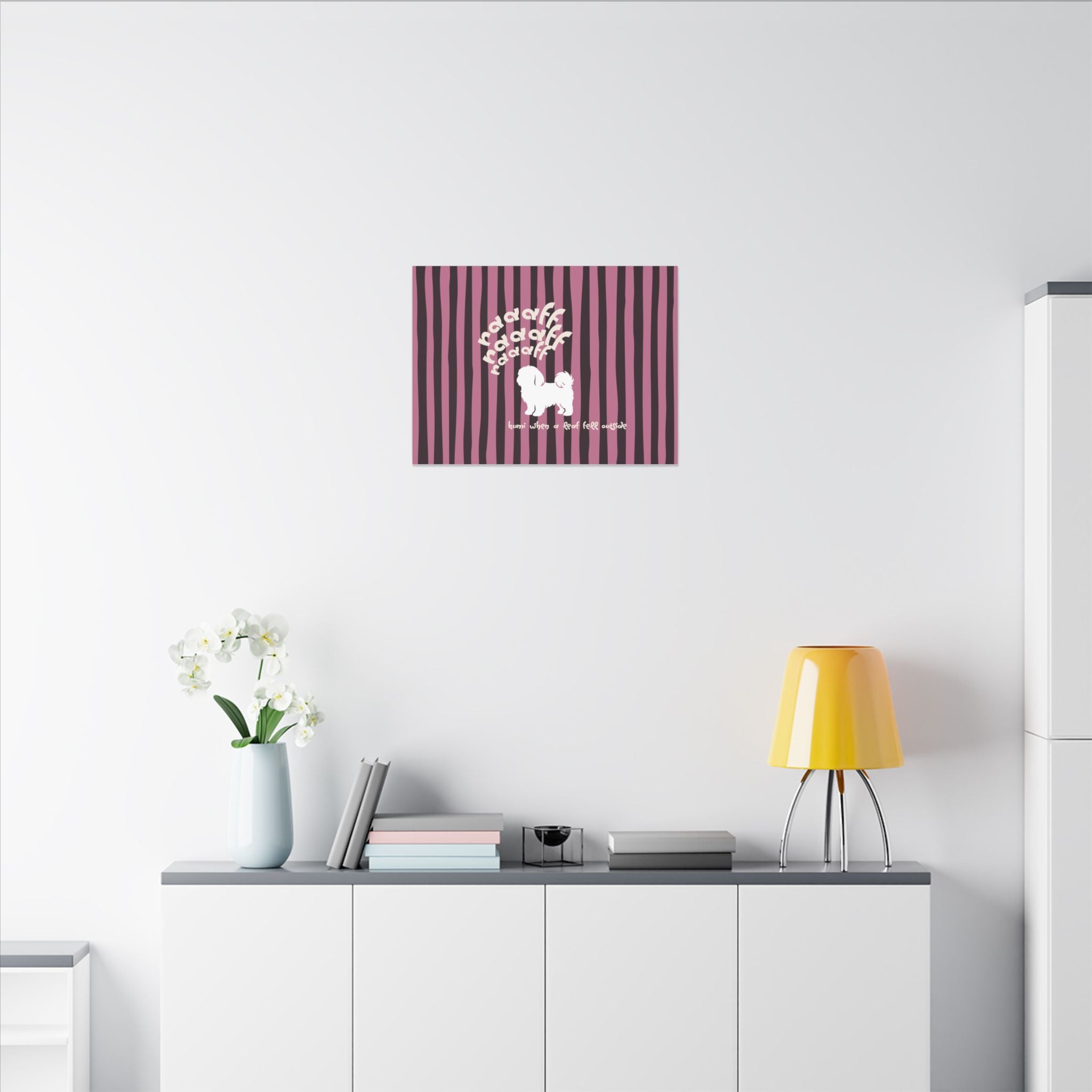 funny shih tzu wall art | shih tzu canvas print dog mom gift | kumi tzu