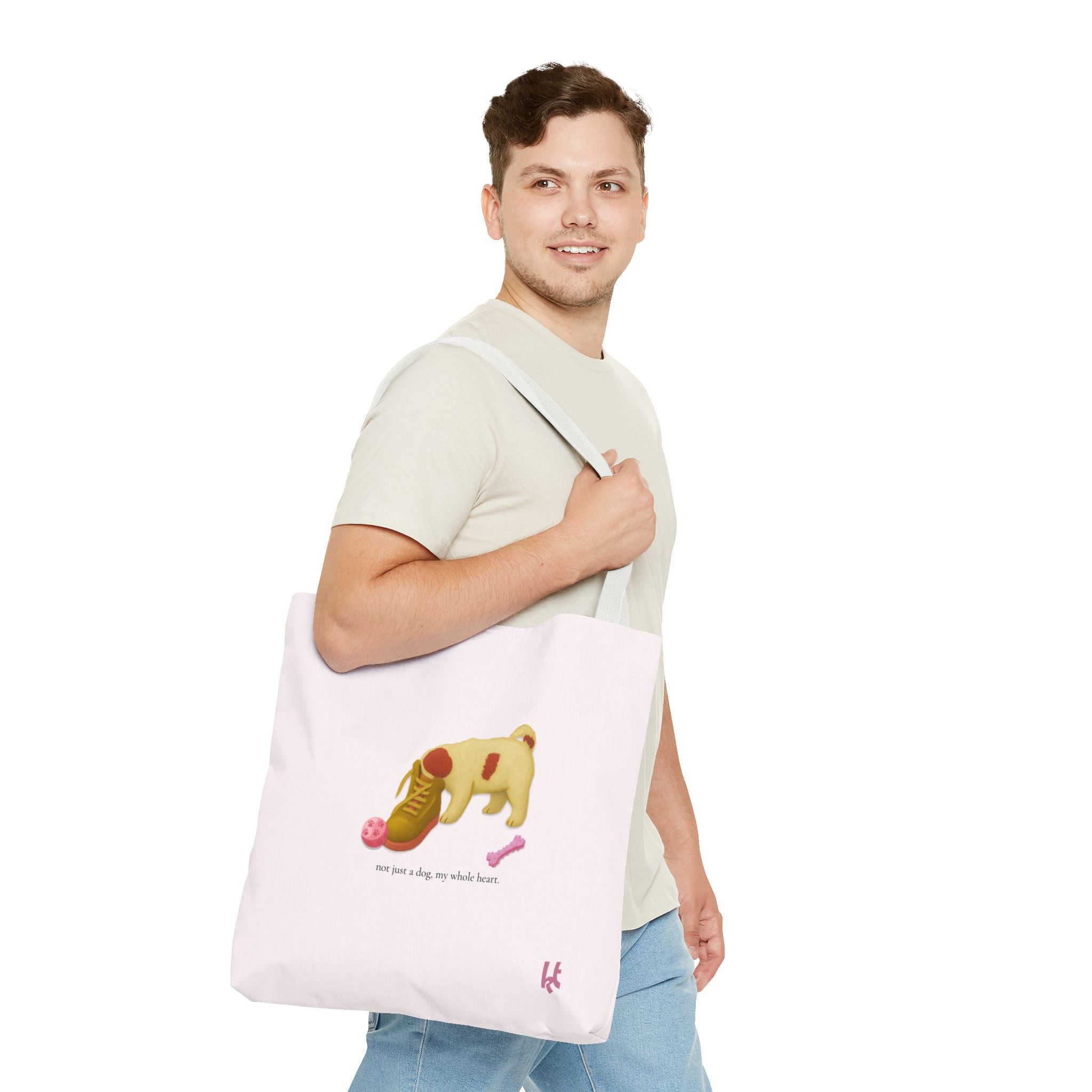 shih tzu tote bag | dog mom canvas bag not just a dog gift | kumi tzu
