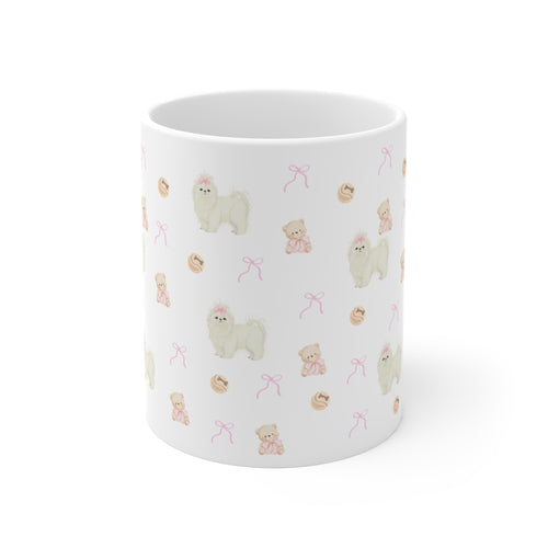 shih tzu mom mug | wraparound shih tzu coffee mug gift | kumi tzu