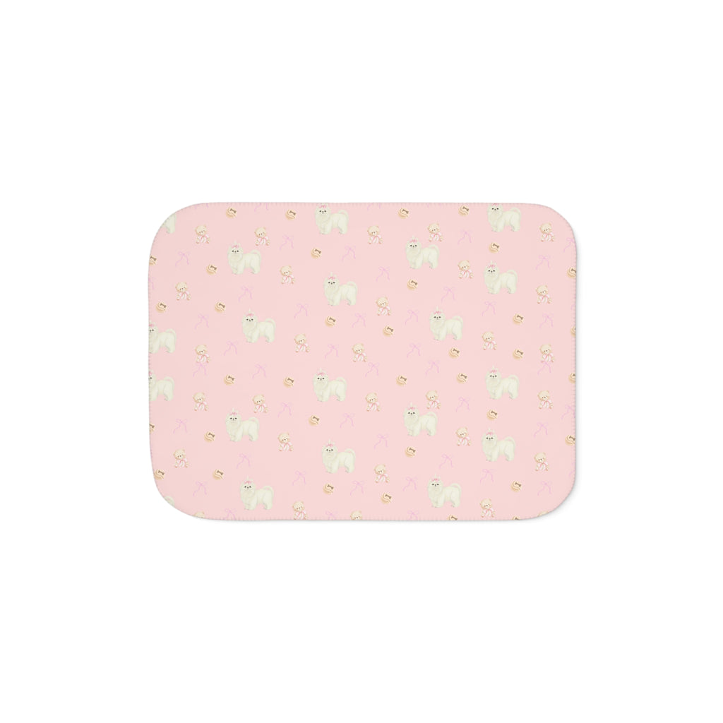 shih tzu sherpa blanket | cozy dog mom gift throw blanket | kumi tzu