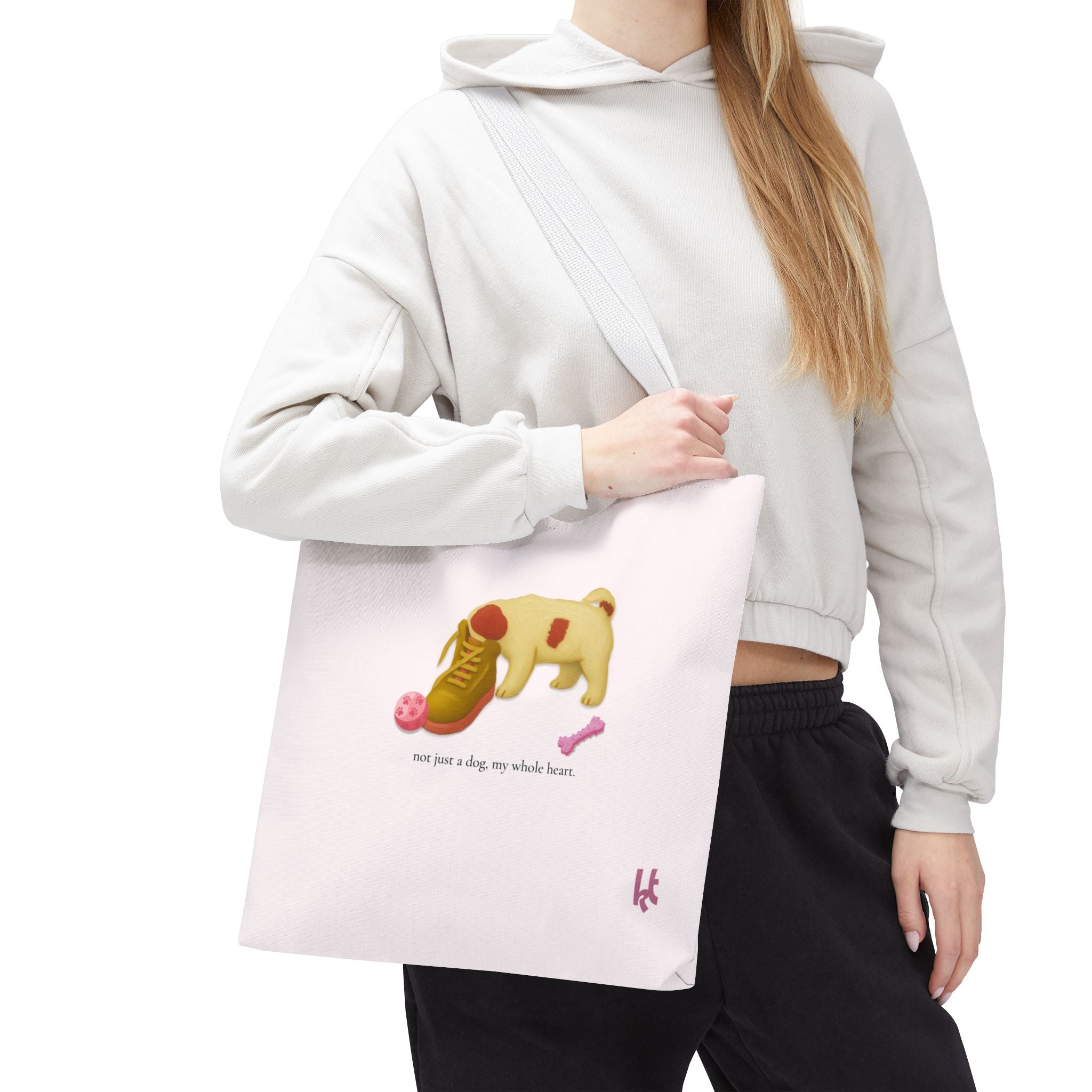 shih tzu tote bag | dog mom canvas bag not just a dog gift | kumi tzu