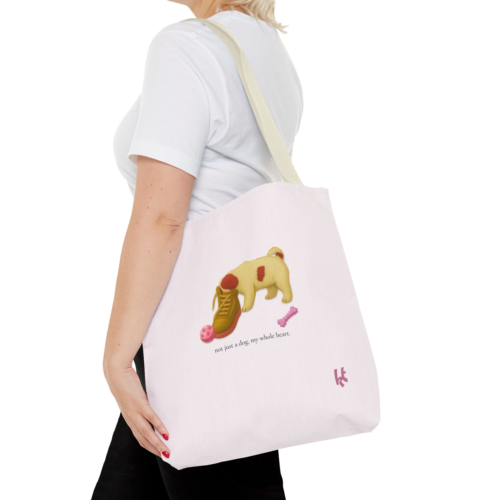 shih tzu tote bag | dog mom canvas bag not just a dog gift | kumi tzu