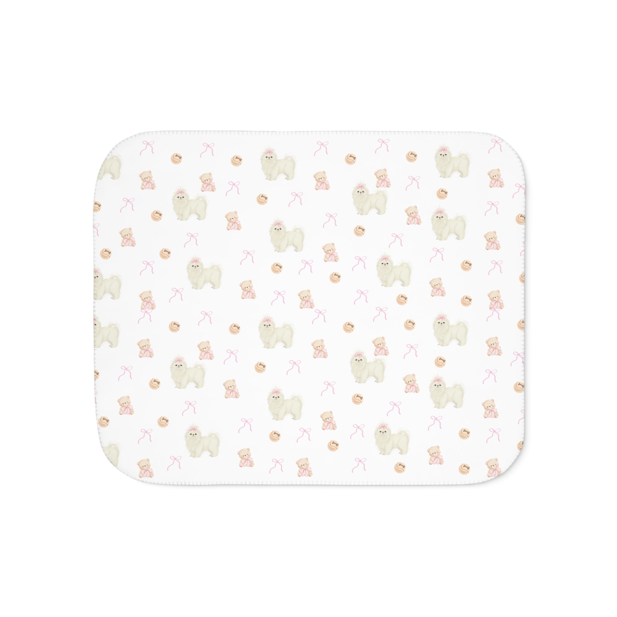 shih tzu sherpa blanket | cozy dog mom gift throw blanket | kumi tzu